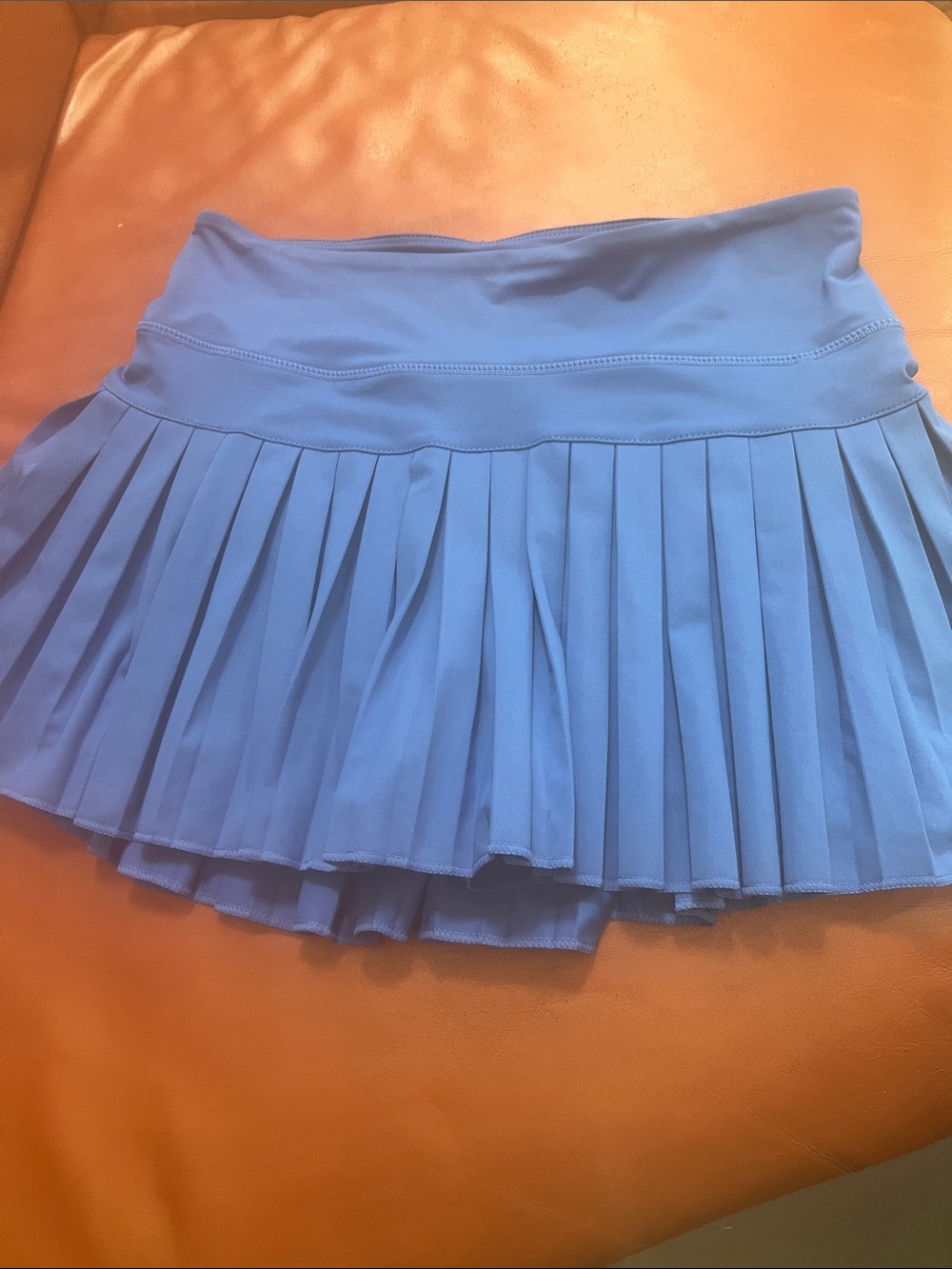 Royal Blue Pleated Mini Tennis Skirt